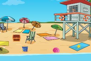 小狗沙滩逃脱小游戏最新版在线玩