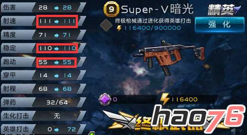 《全民枪战》Super-V武器属性详解
