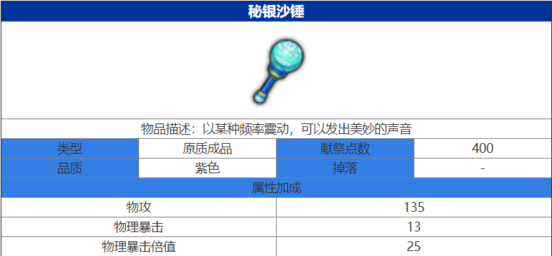 魔女兵器秘银沙锤怎么获得 秘银沙锤材料合成获得攻略