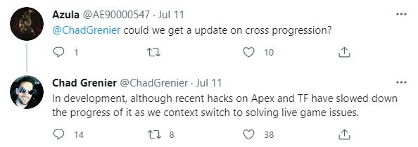 因近期频繁的黑客攻击 重生放缓《Apex英雄》账号跨平台开发