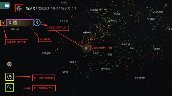 EVE星战前夜无烬星河星图介绍一览