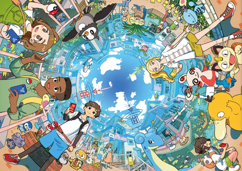 《宝可梦GO》五周年纪念！5位插画家绘制新艺图