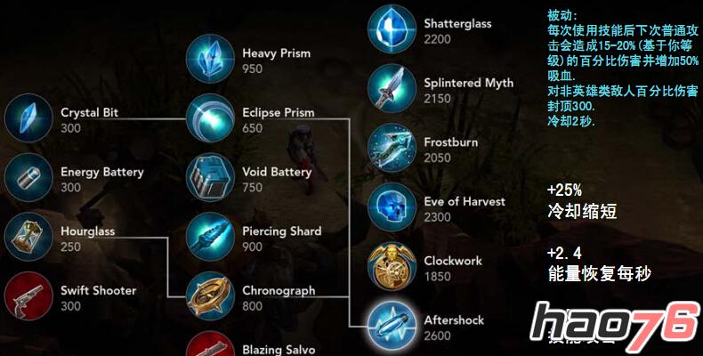 深度解析《虚荣Vainglory》英雄武器道具余震的使用攻略