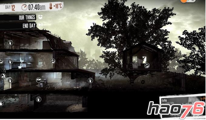  《这是我的战争1.2版》新房子游戏画面及全面介绍